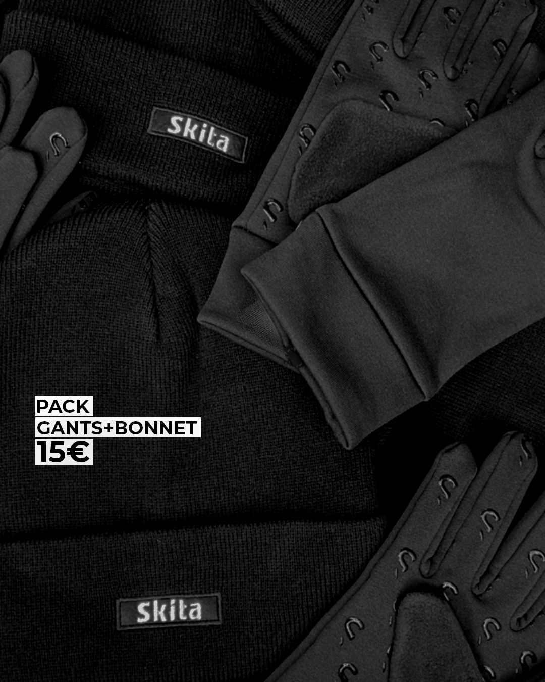 BLACK FRIDAY PACK GANTS+BONNET